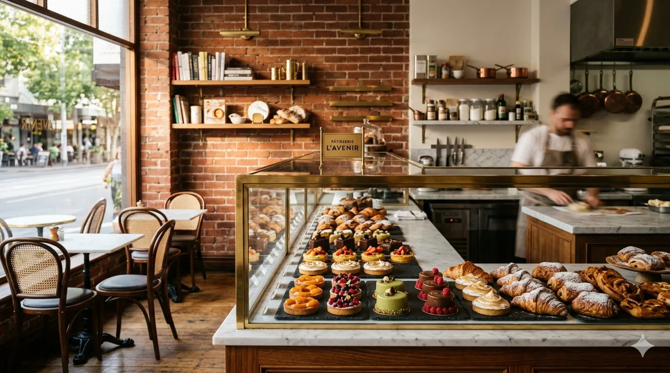 ร้านขนมหวานเมลเบิร์น — ทาร์ตบนถาด Convotherm